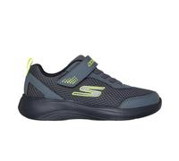 Skechers Sneaker Runners Lightweight Gore and Strap Boys Grey/Lime UK 12 Child