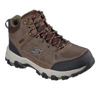 Skechers Selmen Melano Tex CHOC Chocolate brown Mens Outdoor Walking Boots 204477 in a Plain Leather and Man-made in Size 8