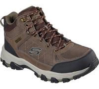 Skechers Selmen Melano Mens MEMORY FOAM Trail Hiking Walking Terrain Boots Brown
