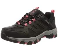 Skechers SELMEN - WEST HIGHLAND, Girl's Low-Top Trainers, Black (Black Leather/Textile/Coral Trim Bkcc), 3 UK (36 EU)