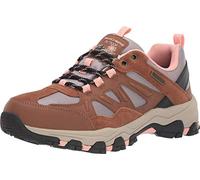 Skechers SELMEN - WEST HIGHLAND, Women's Low-Top Trainers, Brown (Brown Leather/Tan Textile/Light Coral Trim Brtn), 5 UK (38 EU)