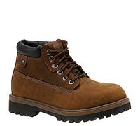 Skechers Sergeants Verdict Men's Boots, Dark Brown Waterproof Crazyhorse Leather, 10.5 UK