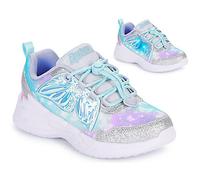 Skechers Girl's Dream Racer Wing Brites Sneaker, Silver, 9.5 UK Child