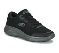 Skechers Men's 232591 BKCC Sneaker, Black Mesh/Duraleather/Trim, 8 UK