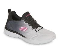 Skechers Women's Summits Bright Charmer Trainers, Black & White Mesh/Trim, 6 UK