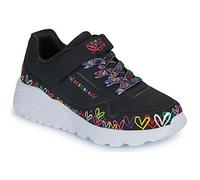 Skechers Uno Lite Sneaker, Black, 3 UK Child