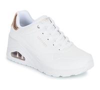 Skechers Womens Uno Wedge - Hi Steps, White, 2 UK