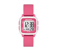 Skechers Silicone Sports Digital Watch for Women, Holmby Bright Pink, Women's Digital