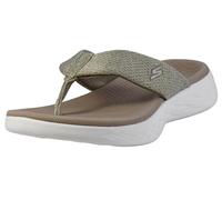 Skechers Sk On The Go 600 Womens Flip Flops Taupe 8 UK