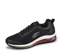 Skechers SKECH - AIR ELEMENT 2.0, Men's Low-Top Trainers, Blue (Black Mesh / Red Synthetic Trim Bkrd), 10 UK (45 EU)