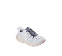 Skechers Women's Skech Cloud Plush Horizon Slip-On Sneakers, White Mesh/Synthetic/Multi Trim, 7 UK