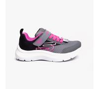 Girl's Skechers 303534L/BKGY SKECH FAST - TRENDING COLOR Girls Sport Black/Gray - Grey - Size: 10.5