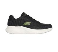 Skechers Men's Skech-LITE PRO FAREGROVE Trainers, Black Circular Knit/Synthetic/Lime Trim, 10 UK