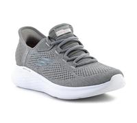 Skechers Skech-Lite Pro - Natural Beauty Women's Trainers 35.5 EU | Memory Foam Comfort | Breathable Knitted Look | Colour Grey/Pastel