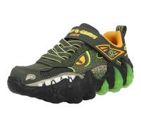 Skechers Skech-O-Saurus Lights 2.0 Kids Olive Light-Up Dinosaur Shoes