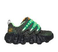 Skechers Skech-O-Saurus: Lil Saurus - Claw Brights Sneaker in Olive, Size 9 | Synthetic/Textile