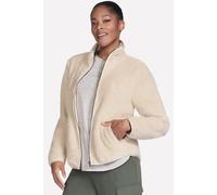 Skechers Women's Skech-Sherpa Jacket in Natural | Size: Small Skechers Natural S