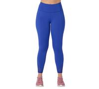 Skechers Women's Tempo 7/8 High Waisted Legging in Blue/Gold, Size Small | Nylon/Spandex
