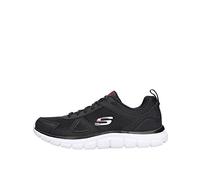 Skechers for man. 52631 Shoes Track- Scloric black (46), Flat, Laces, Casual, Sport, Running