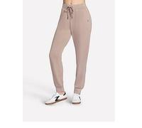 Skechers Women's SKECHLUXE Elevate Jogger in Taupe/Brown, Size Large | Rayon/Polyester/Spandex