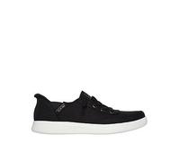 Skechers Bobs Slip Ins BLK Black Womens trainers 114815 in a Plain Textile in Size 4
