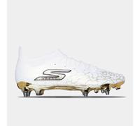 Skechers SKX_01 Diamond Soft Ground Football Boots 10 White/Gold