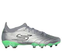 Skechers SKX_01 - Low Shoes in Silver/Lime, Size 10.5 | Textile/Synthetic, Hyper Burst