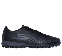 Skechers SKX_1.5 Academy TF Shoes in Black/Silver, Size 7.5 | Synthetic/Textile