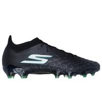 Skechers SKX_ 1.5 Elite FG Shoes in Black/Silver, Size 10.5 | Synthetic/Textile, Hyper Burst