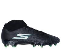 Skechers SKX_ 1.5 High Elite FG Shoes in Black/Silver, Size 6 | Synthetic/Textile, Hyper Burst