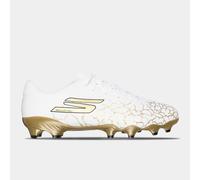 Skechers SKX 1 Firm Ground Football Boots 11 White/Gold