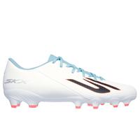 Skechers SKX_2 Academy FG Shoes in White/Turquoise, Size 6 | Synthetic