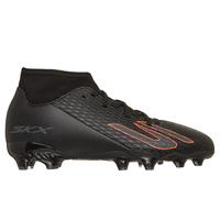 Skechers SKX_2 Jr High Youth MG Sneaker in Black/Orange, Size 5 | Synthetic/Textile