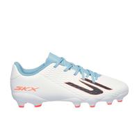 Skechers SKX_2 Jr TD MG Shoes in White/Turquoise, Size 11 | Synthetic/Textile