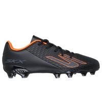 Skechers SKX_2 Jr Youth MG Sneaker in Black/Orange, Size 1.5 | Synthetic/Textile