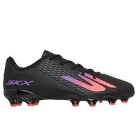 Skechers SKX_2 Jr Youth MG Sneaker in Black/Purple, Size 1.5 | Synthetic/Textile