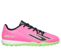 Skechers SKX_2 Jr Youth TF Sneaker in Pink/Black, Size 3 | Synthetic/Textile