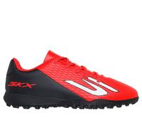 Skechers SKX_2 Jr Youth TF Sneaker in Red/Black, Size 13.5 | Synthetic/Textile