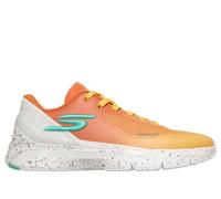 Skechers SKX Full-Court Press Sneaker in Orange, Size 6.5 | Synthetic/Textile/Metal, Vegan