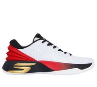 Skechers SKX JE1 Sneaker in White/Black/Red, Size 9.5 | Textile, Vegan