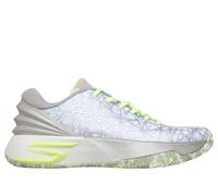 Skechers SKX JE1 Sneaker in White/Silver, Size 7 | Textile, Vegan