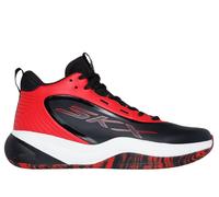 Skechers SKX League Sneaker in Black/Red, Size 6.5 | Leather/Synthetic/Textile