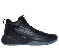 Skechers SKX League Sneaker in Black, Size 8 | Leather/Synthetic/Textile