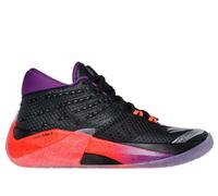 Skechers SKX REIGN Sneaker in Black/Purple/Pink, Size 8.5 | Textile/Synthetic, Vegan, Hyper Burst