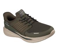 Skechers Slade Luther Men's Olive Synthetic / Mesh Trainers UK 7