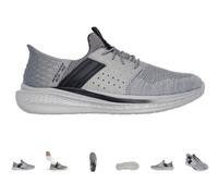 SKECHERS Slade Ocon Gray Relaxed Fit Sneaker Shoe Men's sizes 7-14/NEW