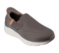 Skechers Slip in D Lux Walker Orford mens brown hands free shoe
