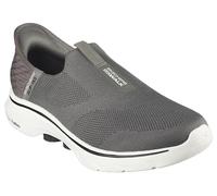 Men's Skechers Mens Skechers Slip-ins: GO WALK 7 - Easy On 2 216641-BRN Brown Slip On Shoe - Black