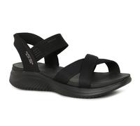 Skechers Ultra Slip Ins BBK Black Womens Comfortable Sandals 119975 in a Plain Textile in Size 3