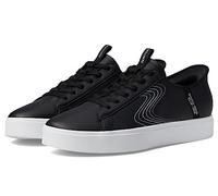 Skechers Slip-ins 185008 Eden Lx Royal Stride Ladies Black Slip On Trainers